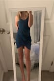 This is the second time I've ordered this exact dress. The first time I got it in the pink color, and now in green. Fits like a glove. - Valentina H.