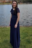 I bought this for a college formal and loved it!! Fit well, comfy, but was a bit long. It ended up being fine that it was long because I wore heels. - Julia L.