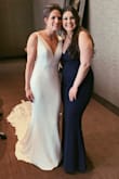 I wore this as my bridesmaids dress and it was perfect! Was very comfortable and could move easily in it! I am 5'2 so it was a little long on me but nothing a good pair of heels couldn't fix! - Cambria T.
