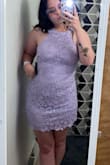 This dress fits great & is sooo cute! It is true to size and great material! - Haley S.