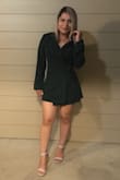 True to the size, comfortable, and super cute. Size M - Alexandra