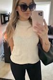 It can be dressed up for work or down for casual looks. Super comfy and fits perfect with a little stretch. I ordered a medium. - Paula C.