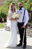 This is the perfect dress! I wore it for my wedding and got so many compliments. The material is soft and stretchy and it fit great. - Karla M.