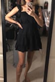 Very well made cute dress, runs a little bit big. If you have a small breast, might be lose. If You are skinny, I will say get one size smaller. I'm average height and weight among the Asian. For me its little bit long, but will be perfect for the Caucasians or taller girls then me. Shoulder string is keep falling down. But I love the fabric, I wish there were more colors, so cute and Comfy & lovely!!! - Sujin B.