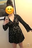 Beautiful wrap dress! Very flattering and fits perfect, really comfortable, and unlike some other wrap dresses, it doesn't feel like it's going to fly open when I walk. - Melissa C.