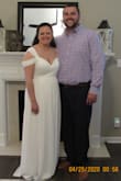 Love this dress! Fit perfectly and was made with 3 layers to ensure it wasn't see through. Perfect!! - Shayla B.