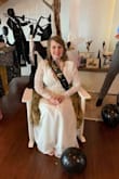 This dress was VERY long. I had to get it hemmed to even wear it with heels, but other than that the dress is beautiful!!! I also had to get the top taken up and the sleeves hemmed. - Jessica