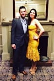 I'm a full 36D and I had to keep pulling my top up all night. My boyfriend had to use a safety pin to pin the back as tight as he could so my breasts wouldn't plop out on the table. 

Otherwise, it was a beautiful dress and the material was very nice. I'm still glad I bought it. - Rachel B.