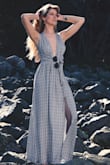 This is a beautiful classy summer dress that makes you look chill and formal at the same time. Diverse uses, I love that the straps can be used many different ways. Beautiful! - Elise P.