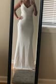 This is the perfect dress for our casual wedding we are having in August! Going to get it hemmed a little in the length other then that, perfect! - Madison R.