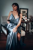 This dress of effortless chic. I love the dress. The top is a little loose, but tape can fix it. Beautiful dress and the color is great! - Katarina W.