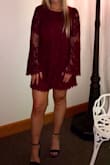 Super comfortable and simple, yet elegant. I wore it to a holiday party for work. My only complaint would be that it is a tad short. Other than that, I loved this dress ! - Kayla B.