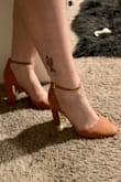 These heels are perfect and came packaged nicer than my wedding dress did (I won't go into that). They're comfortable from what I tried so far and fit my feet well, the color is a beautiful mauve blush and will look beautiful on my wedding day! - Blaine J.