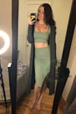 So comfortable but still stylish! Perfect for this quarantine or going out! Paired it with the 2 piece set and am in love! - Stevie H.