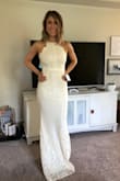 It was a little shiny for my taste but it fit great and the fabric was stitched well. Good quality all around. - Kayla M.