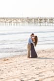 This dress was perfect for my engagement shoot! I did have to get it hemmed because I am super short lol but the material is amazing and is overall a great dress! - Carolina D.