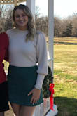 Favorite skirt that I have. Fits me perfectly and I usually struggle with finding skirts that fit my waist and also my hips/butt. Wore it for the Holidays and paired it with a sweater from Lulu's too! - Kristina F.