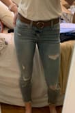 These jeans are amazing! They make your butt look good, have the cute distressed detail but on top of that are SO comfortable! I wish they had this pair in every color/wash because I would buy them all. Definitely my new go-to pair. - Hope R.