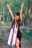 I bought this dress for college graduation pictures. It was the perfect combination of sexy and sophisticated. I bounce between an XS and S with Lulus clothing but the material of this dress allowed me to size down. The dress is super stretchy without being see-through. - Courtney P.