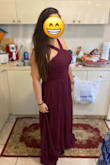The dress is beautiful! It is for a bridesmaid dress for my best friend's wedding! Fits great just a bit long I'm going to have to get it altered. But other than that it's perfect and came in pretty quick - Vanessa B.