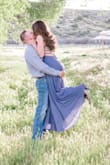 Got great and very flattering in my engagement pictures! - Madison M.
