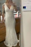 So soft and fits perfectly! Bought this dress because I had to postpone my wedding due to COVID and decided to save my other wedding dress for our big celebration next year! Great price and I feel very bridal in it! I have to have the length shortened but that's expected in every maxi dress I order due to my height. - Nicole P.