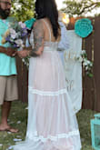 The waist band was a little snug but the dress was beautiful! - Hilary E.