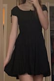 I've been looking for a good LBD for a while now, and I think this one is perfect! It's not too revealing or tight, but it's still super cute and flattering. Also, it's really comfortable because there's a lot of stretch. - Evie T.