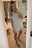 So I ordered a medium and it's a TINY bit big but I think it's supposed to be that way!! I ordered it as a second dress for my wedding reception and will probably use it for college graduation as well!!! So comfy & not see through at all, can be dressed up or down, I LOVE IT - Rachel N.