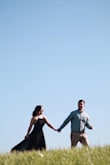 I love this dress! I got it for engagement pictures and it was perfectly flowy and dramatic. The only thing I will say, is it is very long. I didn't mind for photos, but I definitely would need to wear high heels so I don't trip over it! - Katrina C.
