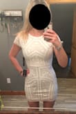 I love this dress and I am so excited to wear it to my bachelorette party! It is so flattering and the pictures don't do a justice for how beautiful all the detail is.
My only complaint is for how nice of a dress it is... the zipper is low quality and it is so frustrating to get zipped up! Even with help! - Savanna Y.