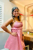 This dress is just perfect in all the senses, not only is it super comfortable but also looks sexy which is hard to find in a combo. The fit around the bust is so chic and goes perfect with the straps on the back. I wore it for my husbands birthday on cinco de Mayo and he thought I was his present so do yourself a favor and buy this dress. - Francisca Z.