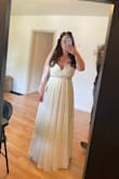 Used for my elopement! Love it!! The material is amazing. I added a belt. - Tisha G.