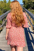 I am absolutely in love with this set! The fabric is so silky soft. It's fit is true to size. The skirt is the perfect length. It can be worn with or without a bra. It is so comfy and makes you feel like a model! I love it! - Cortney A.