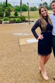 Perfect dress for a wedding I attended! The solid bra part moves a little bit so used double sided tape to make sure it didn't. Otherwise, loved it!! - Natalie A.