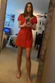 I've bought so many of these puff sleeve skater style dresses this spring and summer. This ones a great addition to my collection - I'm tempted to get all colors. - Becky T.