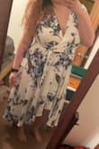 It looks better than I could ever imagine. It fits perfectly. The only part I'd need to get taken in a little bit would be up top, as it's pretty low cut and open. Perfect for my bridal shower. - Kelsey Z.