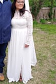 It's my first time buying from Lulus and I'm pleased the dress is beautiful I got a lot of compliments I ordered a large and fit perfect only thing is that it's really long (I'm short 5'1") so had to wear heels and it was still a little long but overall dress was great. - Ana G.