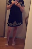 Looks perfect with the dress and I would definitely order again.... soon - Danielle M.