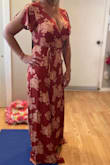 This dress fits to perfection! It can be worn up for a more semi- formal occasion or dressed down garden party! Rich colors are stunning! - Lori C.