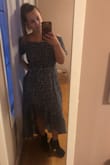 It's definitely cute. I just wasn't a fan of it on my body. I wanted to leave a review with a photo though because I know it helps others when shopping online! - Caroline S.
