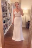 I had to postpone my wedding and we still wanted to get married on our original date so I ordered this!
It is perfect! I ordered a medium and it fit great!
Only thing to consider is that I wanted to wear heels but it was too short for heels if I wanted it to touch the ground - just something to think about if you're taller! - Kendra S.