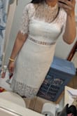 I was a little skeptical with this dress. The dress can and it is more than what I expected. The lace is nice and pretty. The dress is just absolutely beautiful. - Christine C.