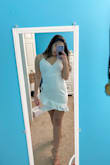 This is the third dress that I have gotten from lulus and returned that was super tight on my thighs but left a big pouch on my waist. It's super pretty I wish It fit well to compliment my body. - Mary A.