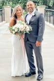 After my wedding dress was unable to be altered (due to COVID19 shutdowns) I purchased this as a replacement wedding dress for a much smaller neighborhood wedding. It was perfect. - Lindsey C.