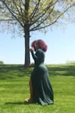 I love the material of the dress. The length is perfect for my height. I can wear flats or heels. I would buy this dress in every color. - Shanice J.