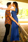 This was one of the two outfits I wore for my engagement photos -- it photographs BEAUTIFULLY. The color popped and all of my bridesmaids agreed this was their favorite look. Flowy yet fitted in the right areas to still make your shape shine through. Heels were a must though because the length is on the longer side! (The slit gets a little high so I definitely recommend spanx.) - Paige L.
