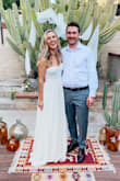 Ladies! This dress was PERFECT. Due to Coronavirus we had to postpone our wedding, but still wanted to have a small ceremony to officially tie the knot. This dress was the ideal balance between backyard casual and flowy chic. - Kelsey G.
