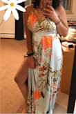 I was scared of the back of the dress because I would never wear a dress without a bra but this dress it is absolutely perfect for that! Material is great, size, style, everything!
It might be a little bit too long but I think it could fit great with the right high shoes. - Nadia G.