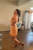 Tassels cute, all around great dress, bra shoes a little on the side - Rachel S.